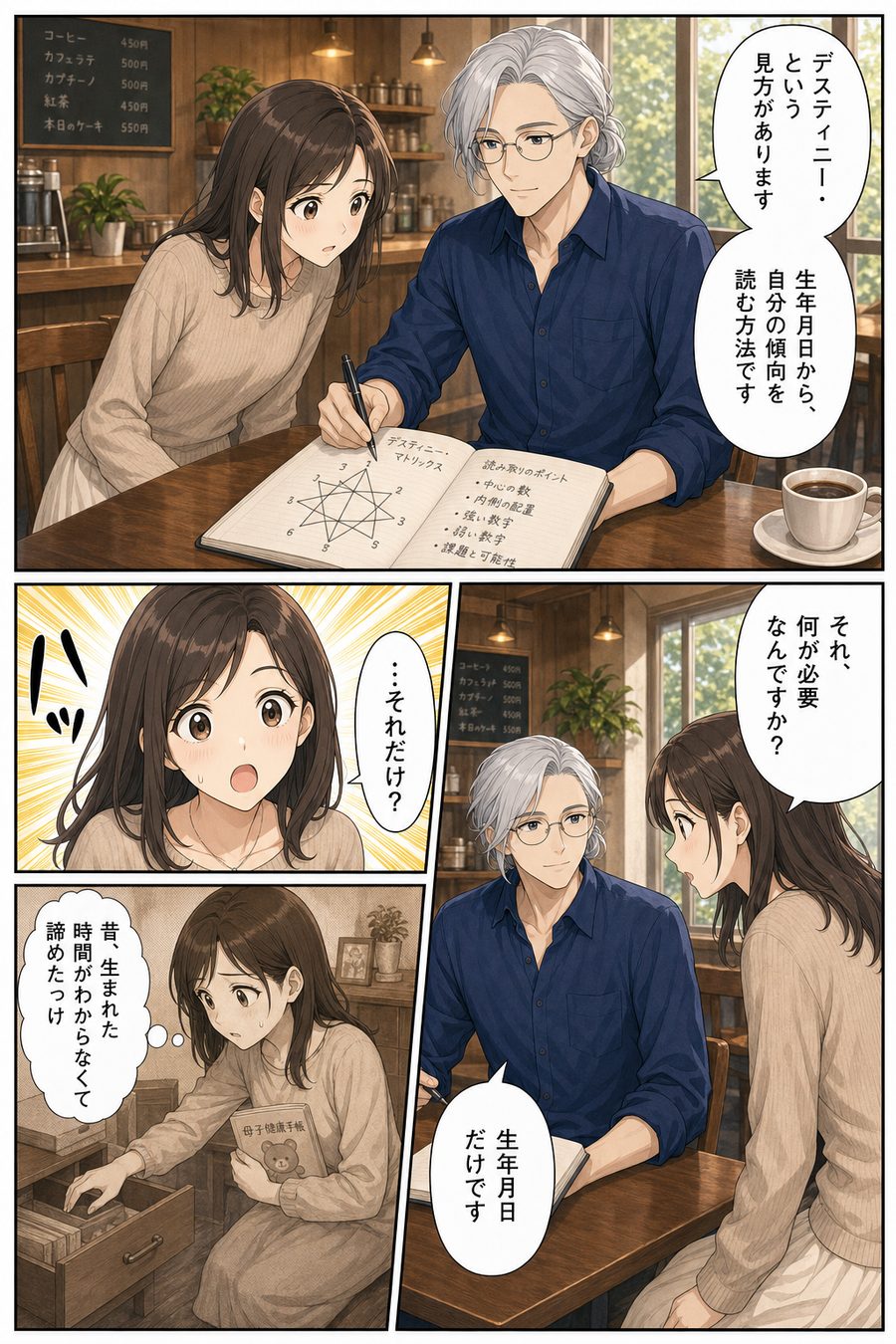 「必要なのは生年月日だけ」——ソラの一言にミナが驚く