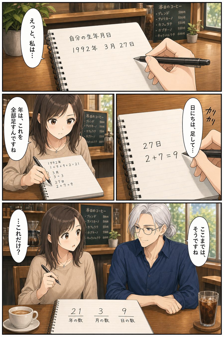 生年月日を、ただ足していくだけ。「…これだけ？」