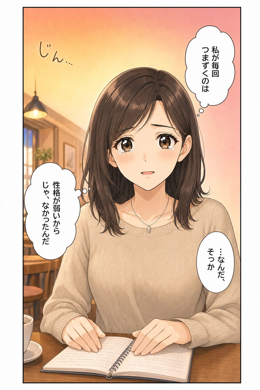「私が毎回つまずくのは、性格が弱いからじゃ、なかったんだ」